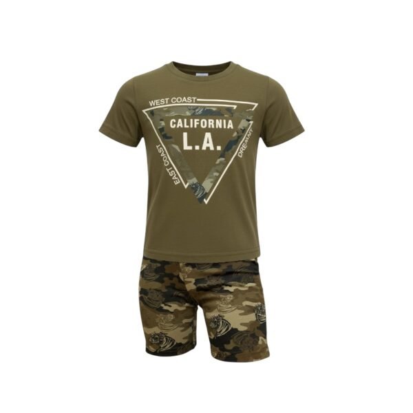 Παιδική Βαμβακερή Πιτζάμα “California L.A.” με Σχέδιο Παραλλαγής