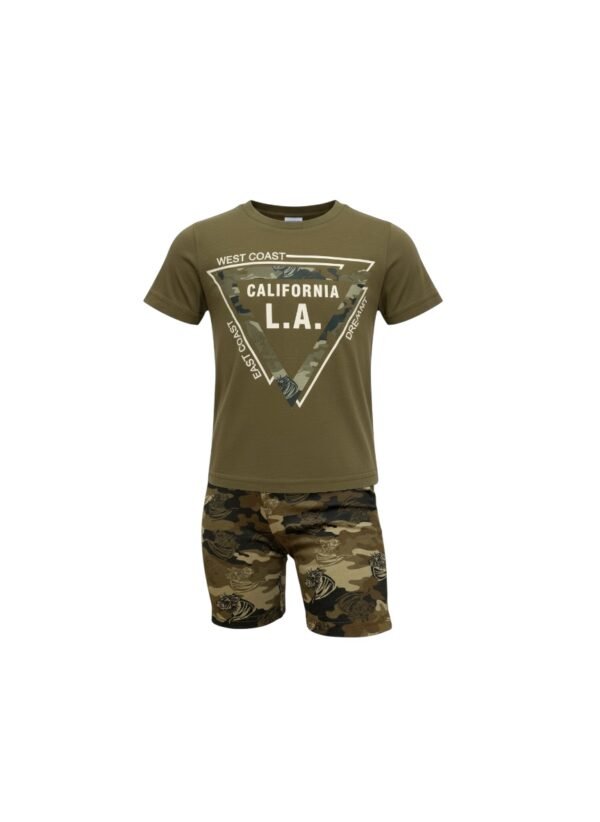 Παιδική Βαμβακερή Πιτζάμα “California L.A.” με Σχέδιο Παραλλαγής