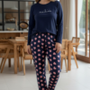 Γυναικεία Plus Size Πιτζάμα με Καρδιές