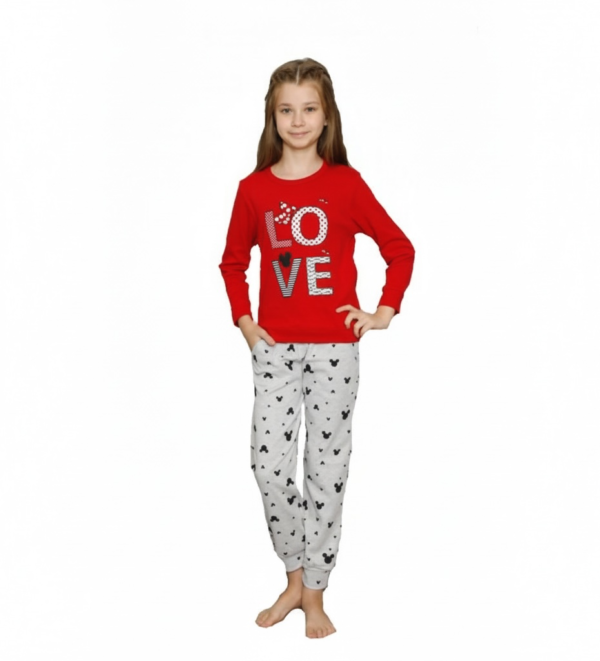 Photoroom_20260926_140554 Παιδική Πιτζάμα LOVE με Mickey
