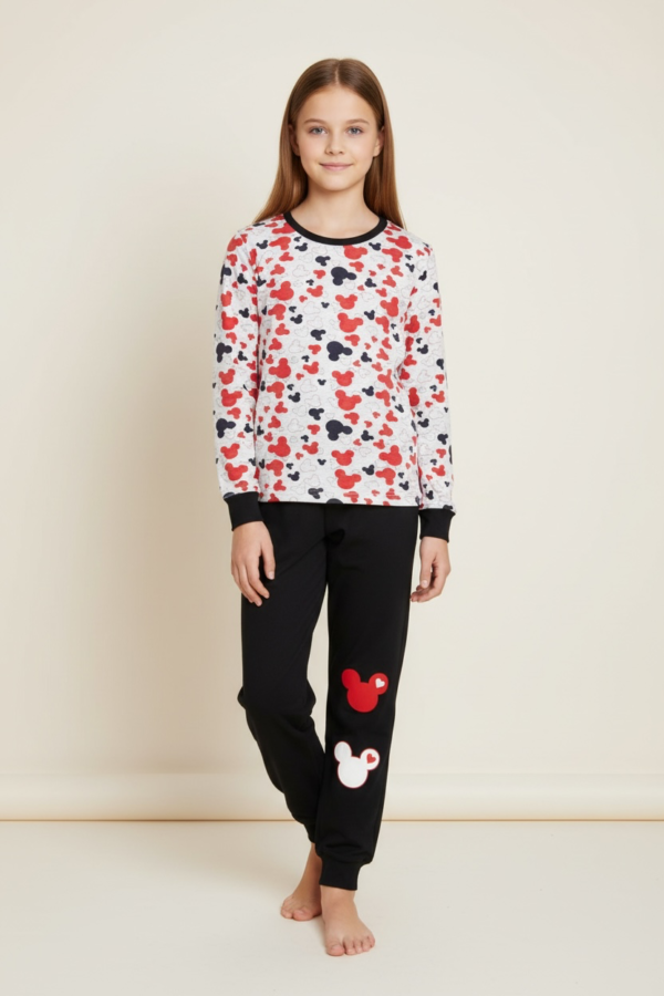 Photoroom_20260926_141742 Παιδική Πιτζάμα Mickey με All Over Σχέδιο